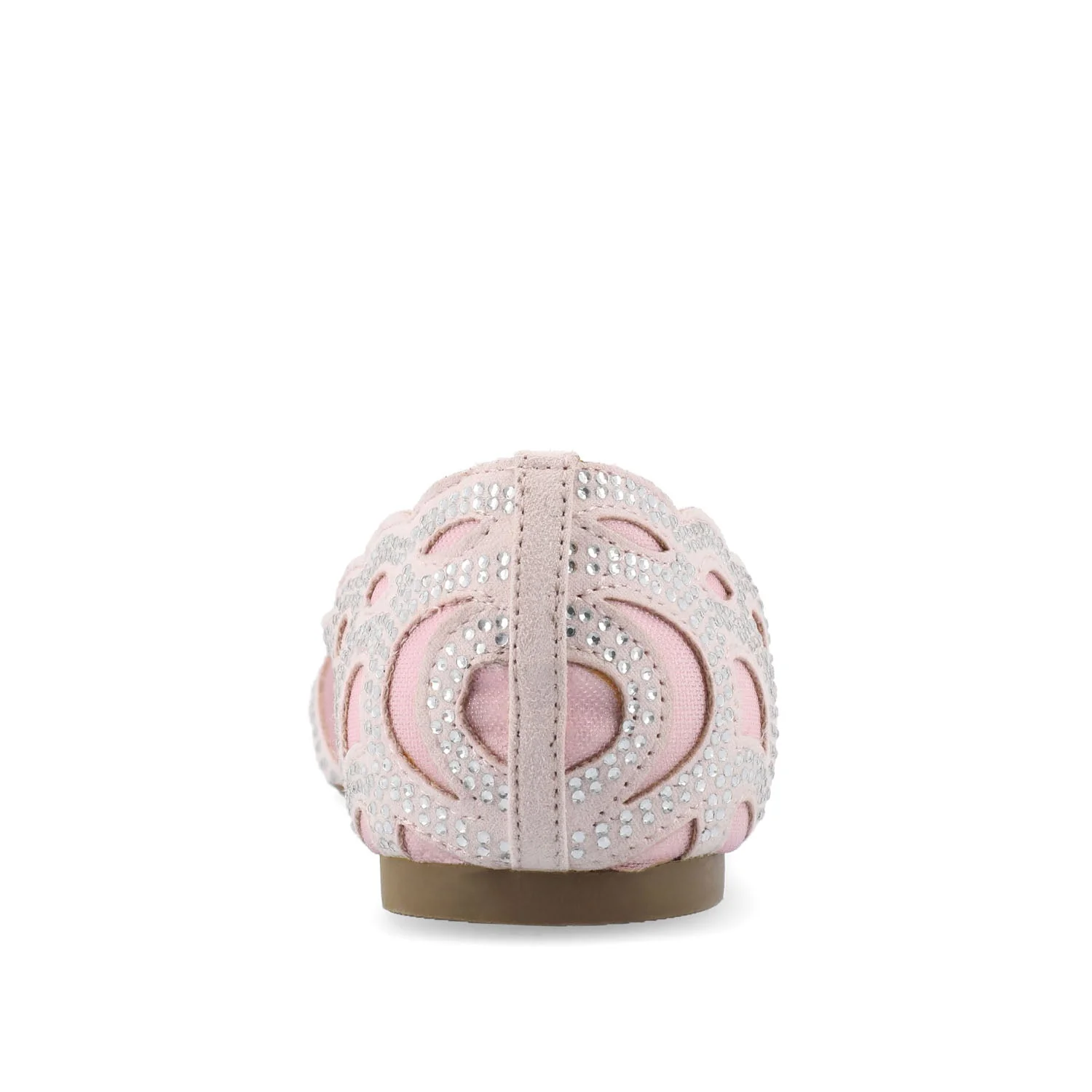 BATAVIA BALLET FLATS IN FAUX SUEDE & MESH - Pink Mesh - Image 7