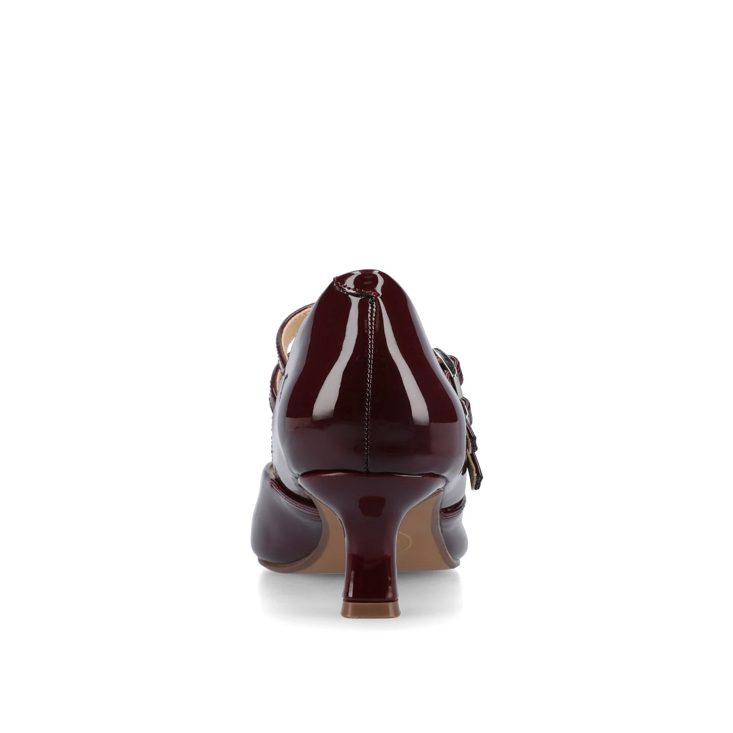 CARNATION MARY JANE PUMPS IN WIDE - Oxblood - Image 6