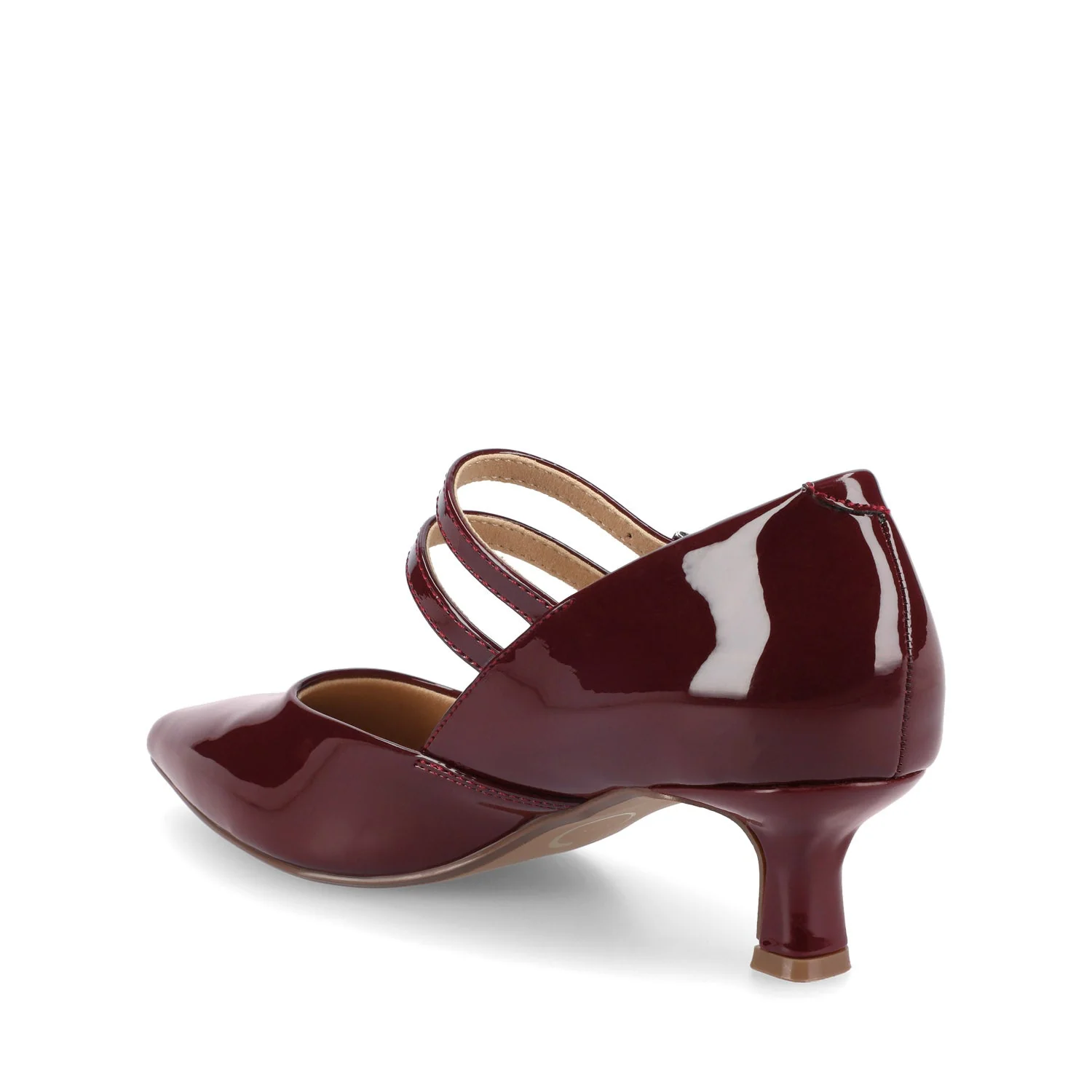 CARNATION MARY JANE PUMPS - Oxblood - Image 3