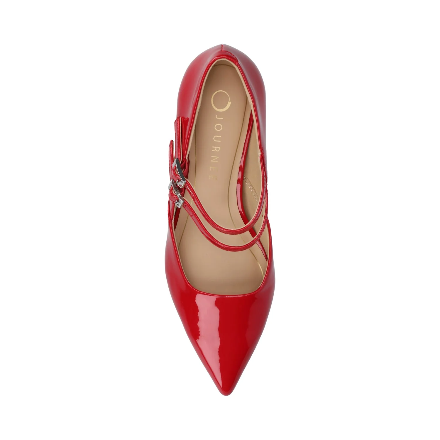 CARNATION MARY JANE PUMPS - Red - Image 4