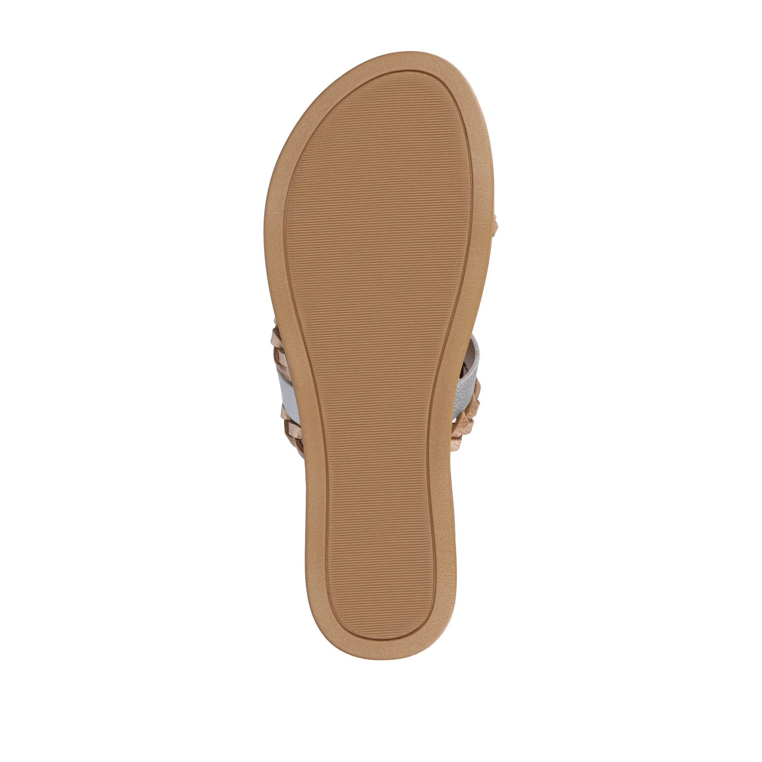 COLETTE SLIDE SANDALS IN VEGAN LEATHER - Silver - Image 8