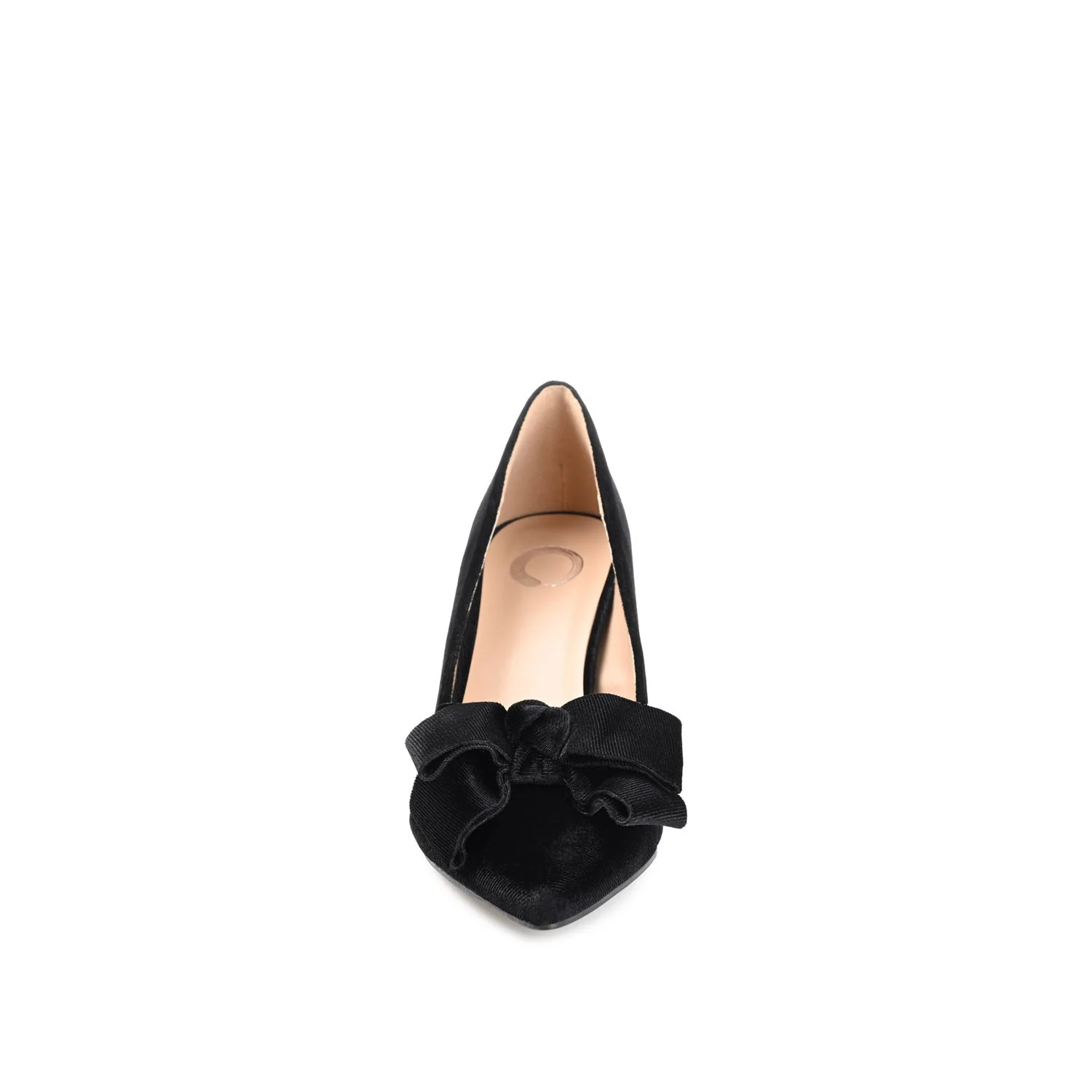 CRYSTOL STILETTO PUMP HEELS IN VELVET - Black - Image 5