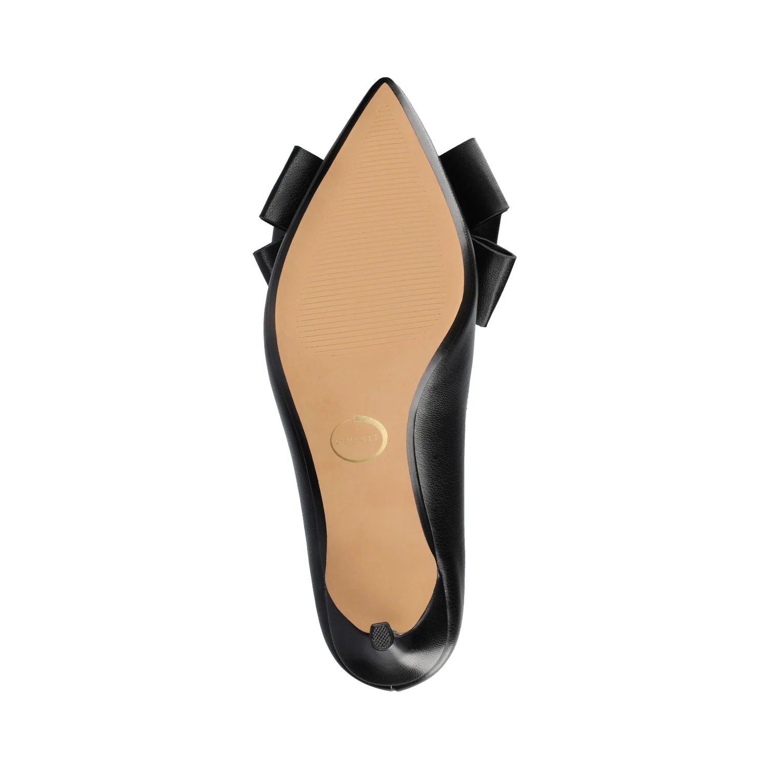 CRYSTOL STILETTO PUMP HEELS IN VEGAN LEATHER IN WIDE - Black - Image 5