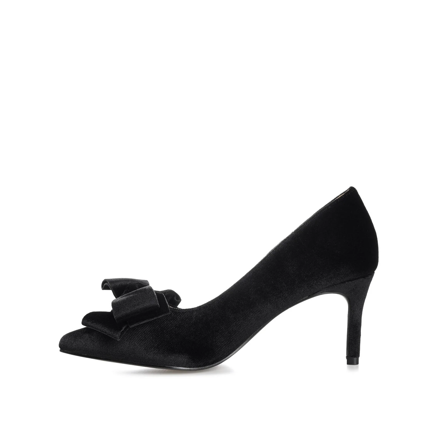 CRYSTOL STILETTO PUMP HEELS IN WIDE - Black - Image 3