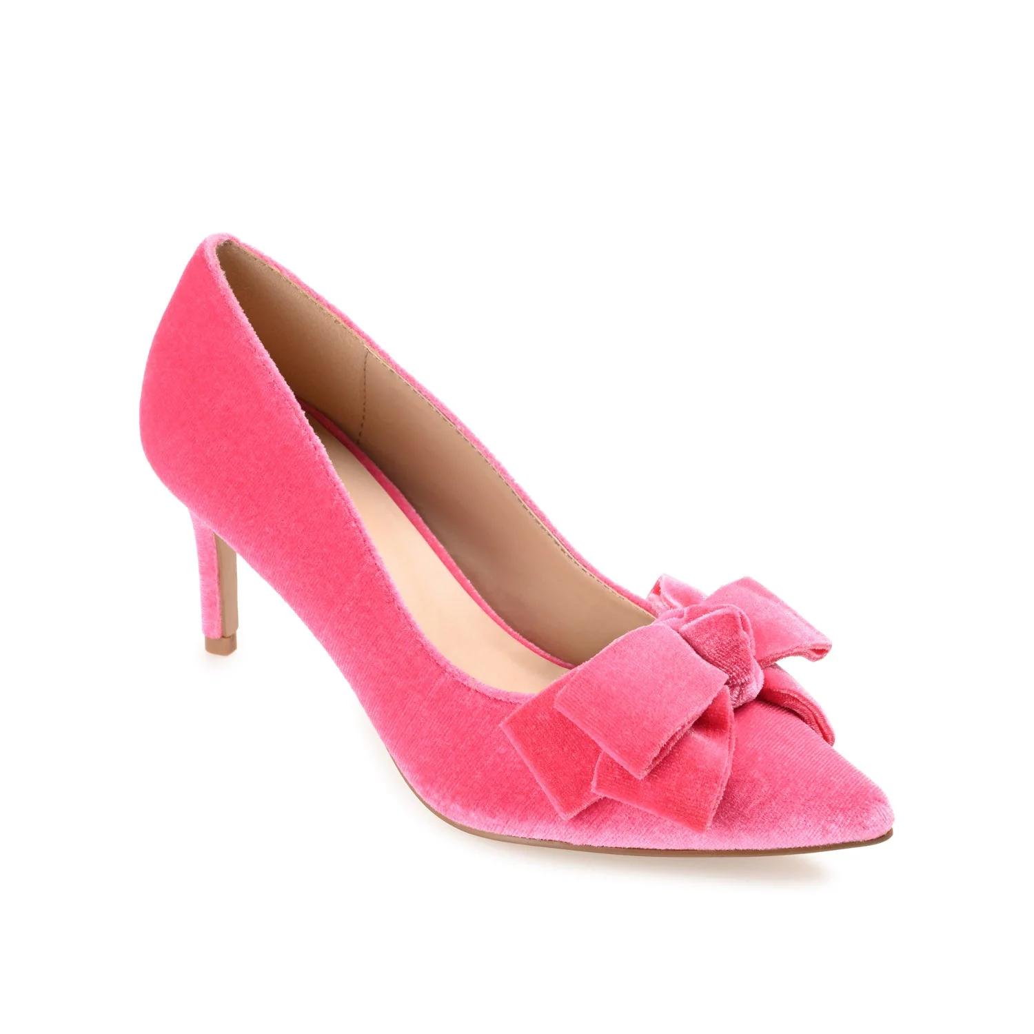 CRYSTOL STILETTO PUMP HEELS IN WIDE - Pink - Image 8
