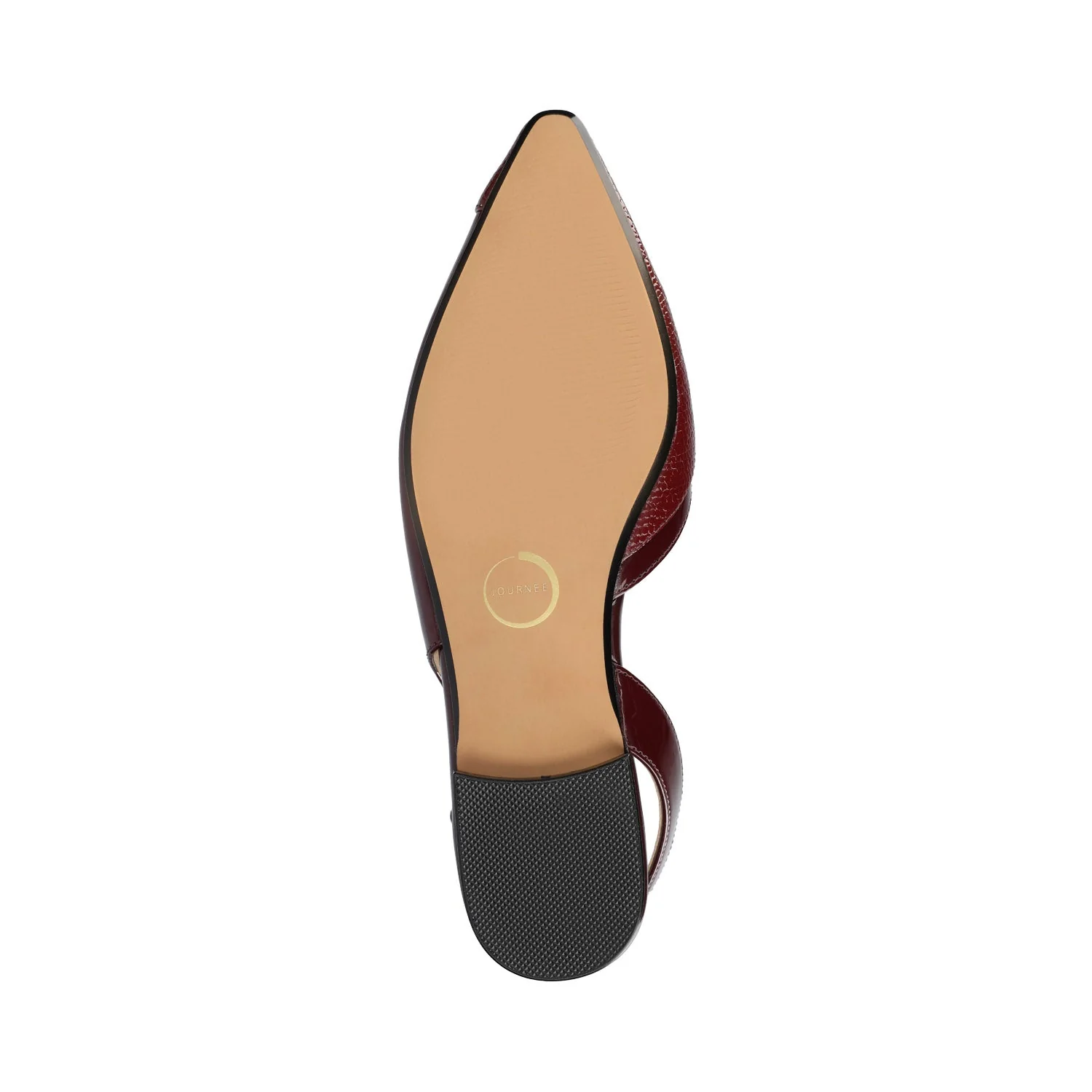 DAPHNNE BALLET FLATS IN TWEED FABRIC STATEMENT - Oxblood Nubuck - Image 5