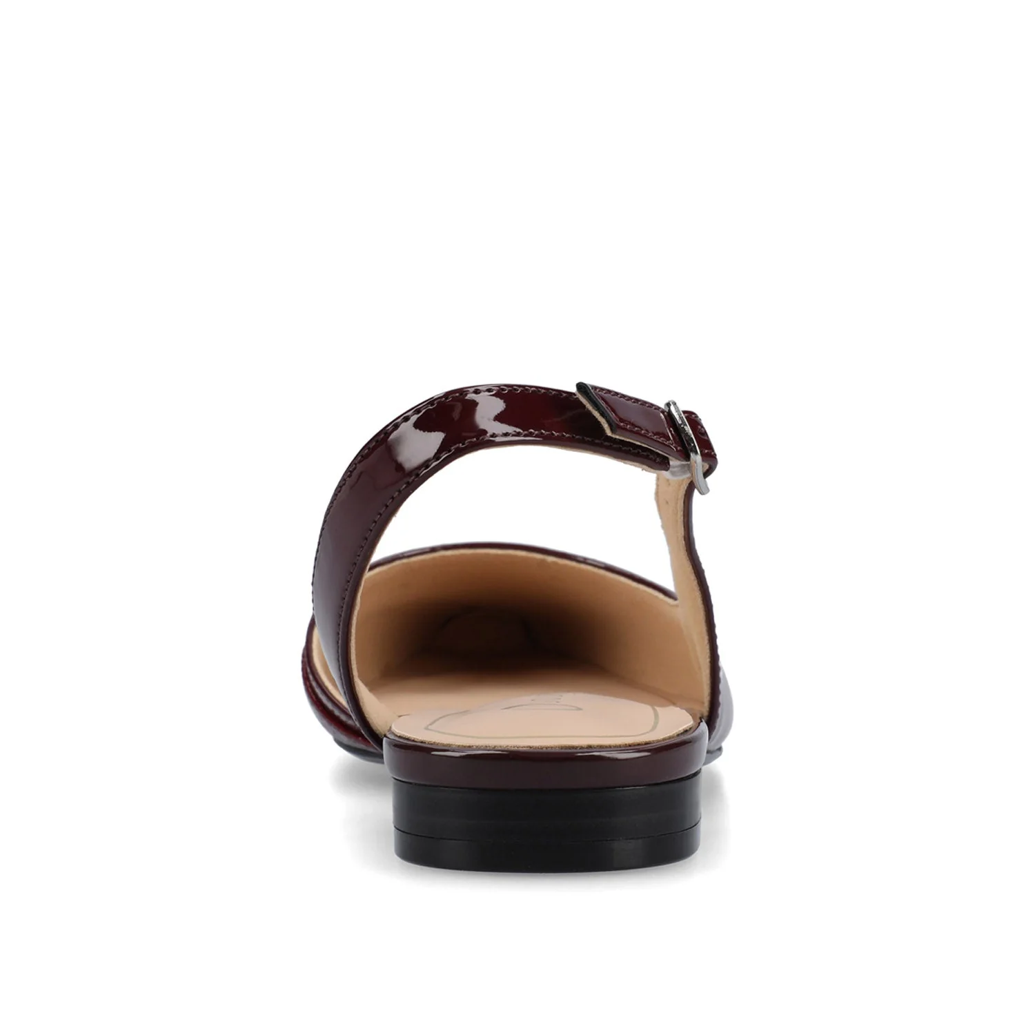 DAPHNNE BALLET FLATS IN TWEED FABRIC STATEMENT - Oxblood Nubuck - Image 6