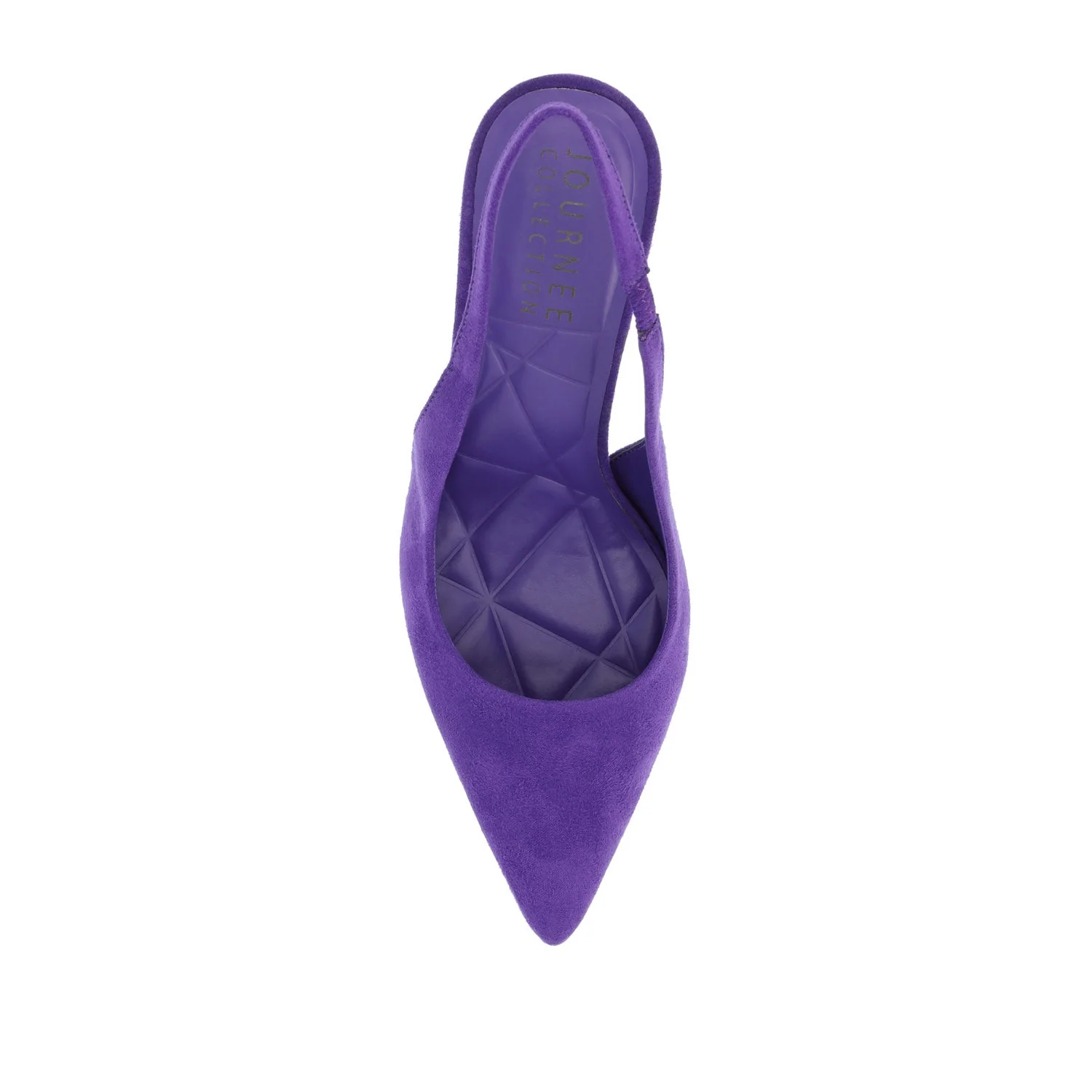 ELENNEY STILETTO HEELS IN WIDE - Purple Faux Suede - Image 6