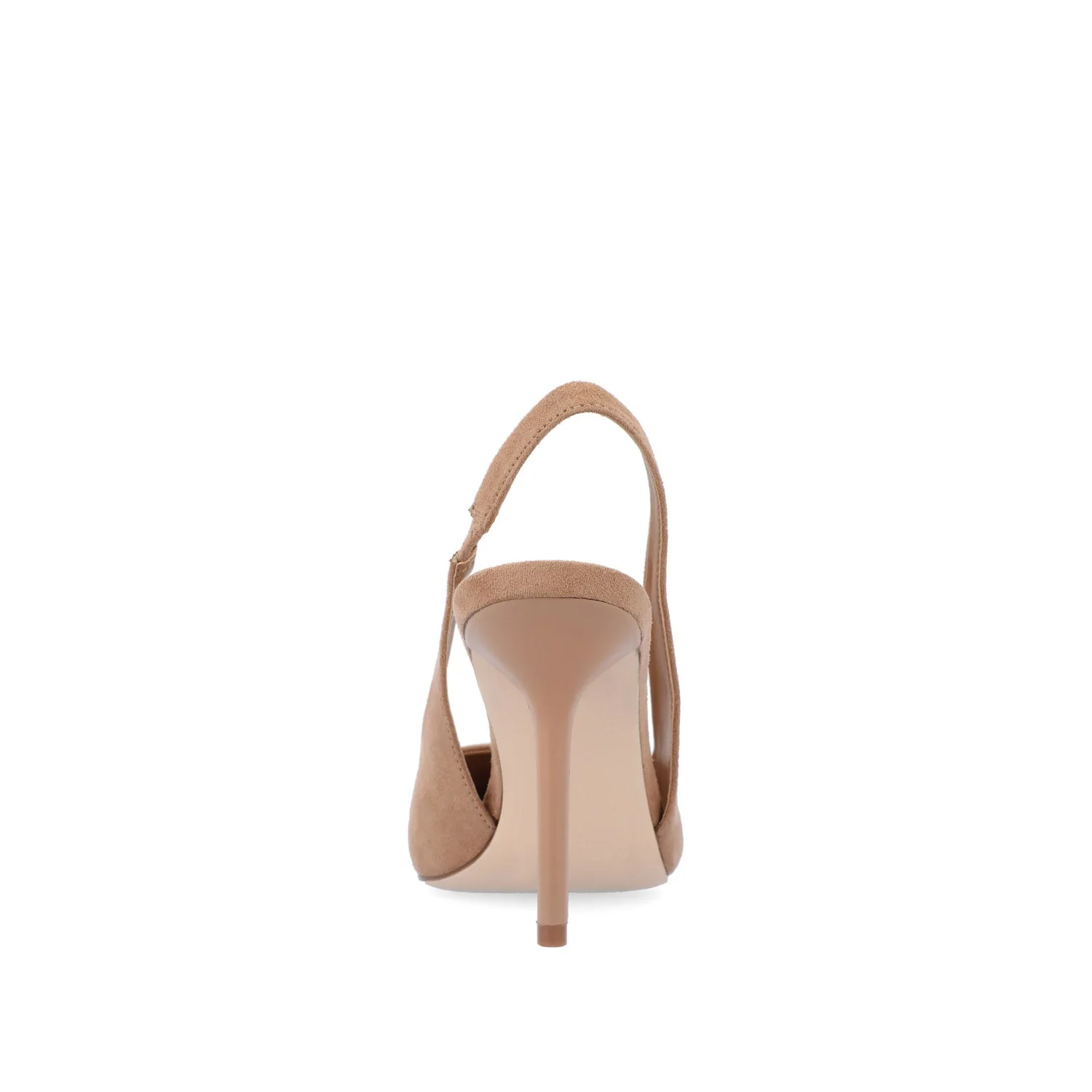 ELENNEY STILETTO HEELS IN WIDE - Tan Faux Suede - Image 7