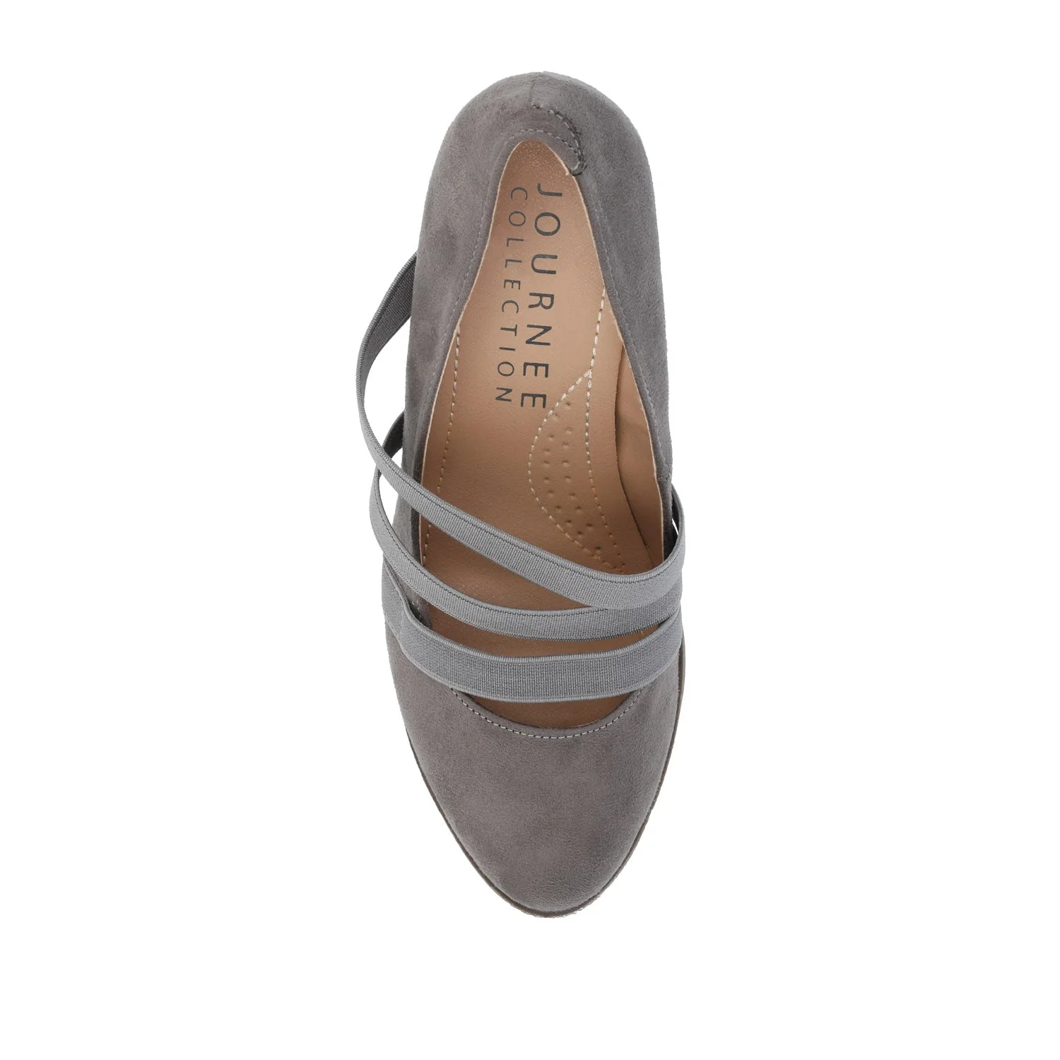 LOREN MARY JANE PUMP HEELS IN NARROW - Grey - Image 6