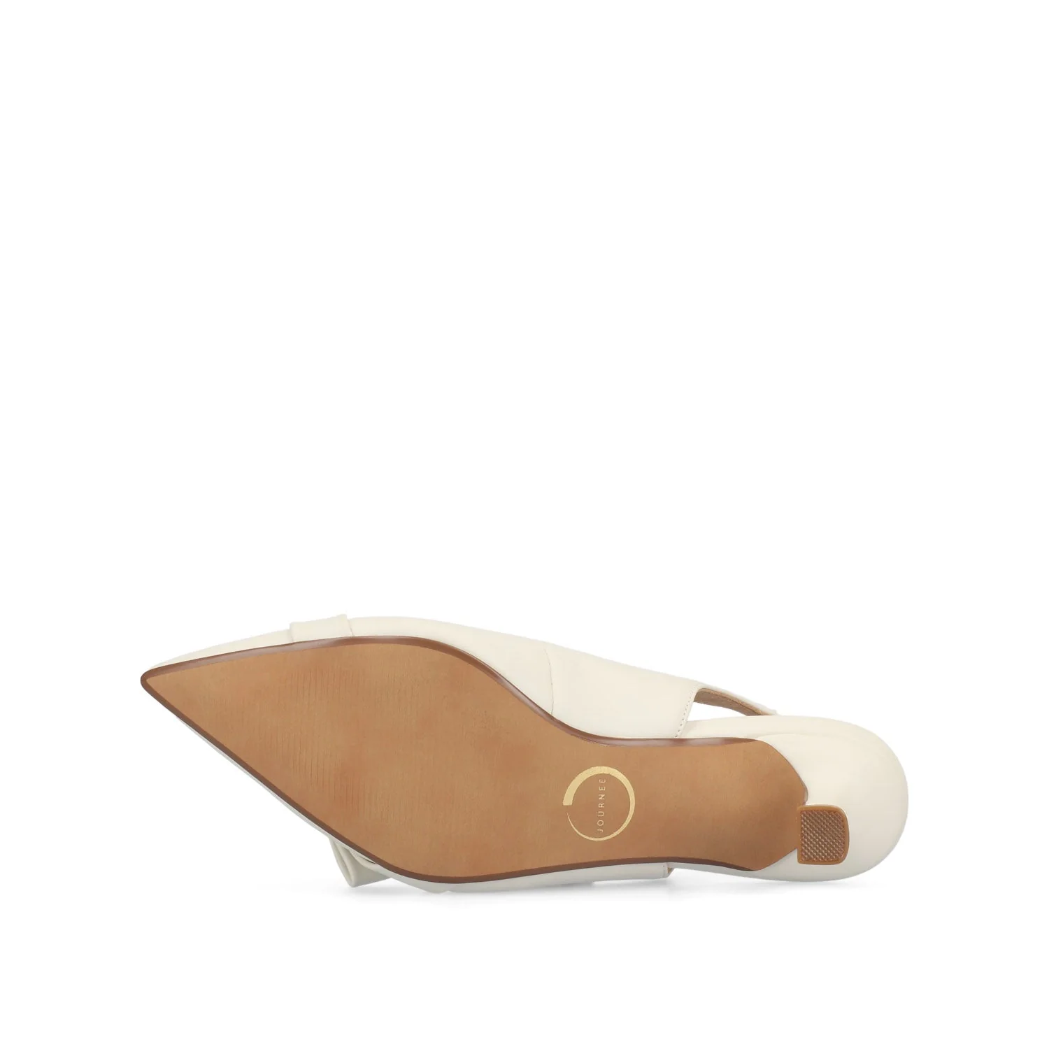 PALOMA SLINGBACK KITTEN HEELS - Champagne Satin - Image 7