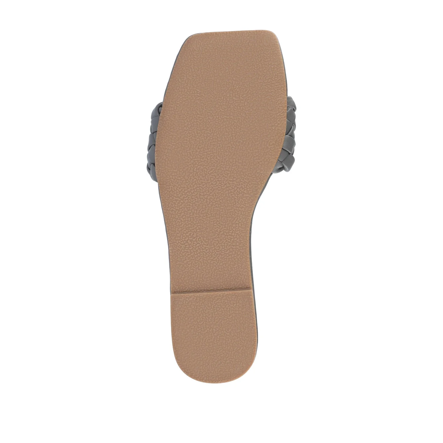 SAWYERR SLIDE SANDALS IN VEGAN LEATHER - Grey - Image 8