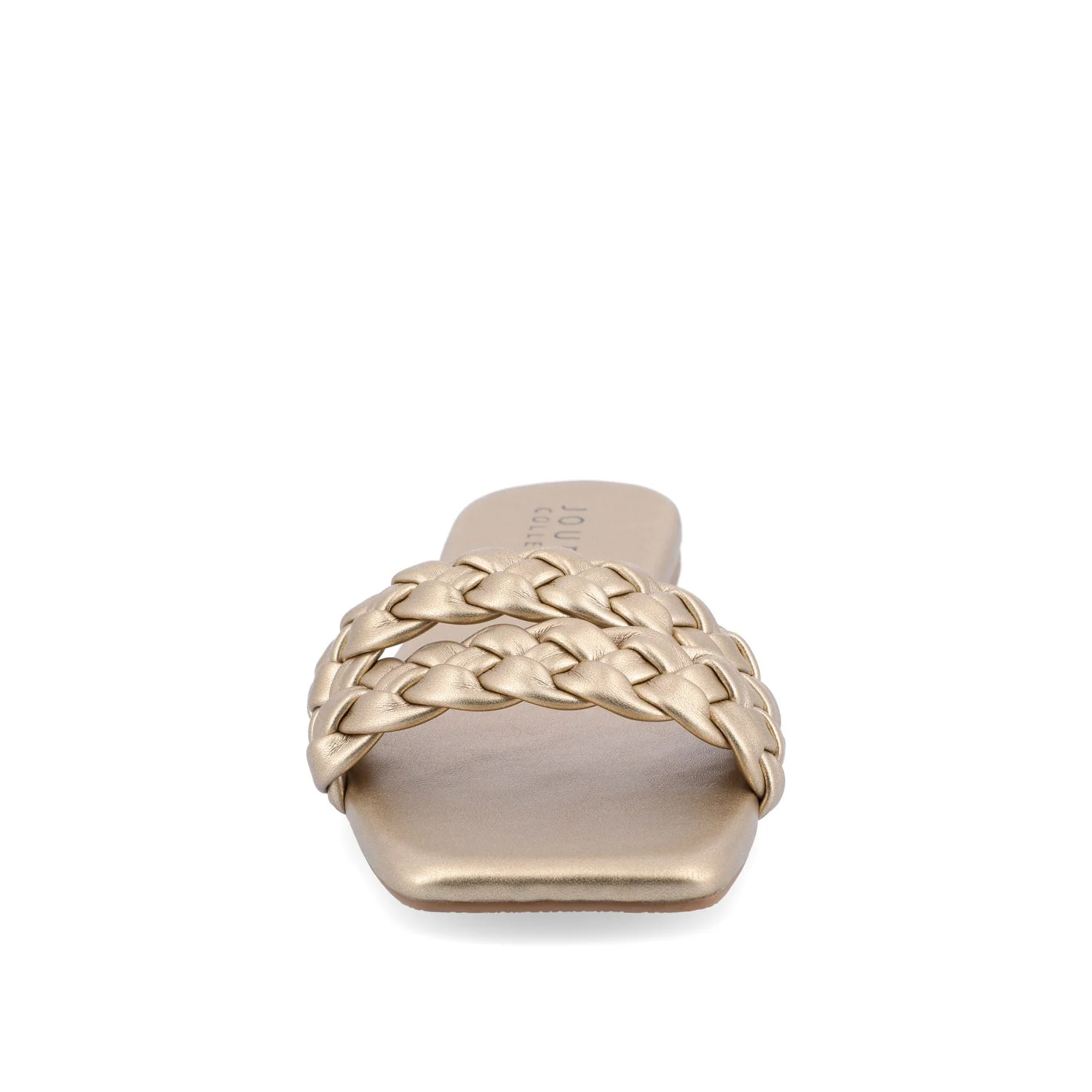 SAWYERR SLIDE SANDALS IN STATEMENT - Gold - Image 5