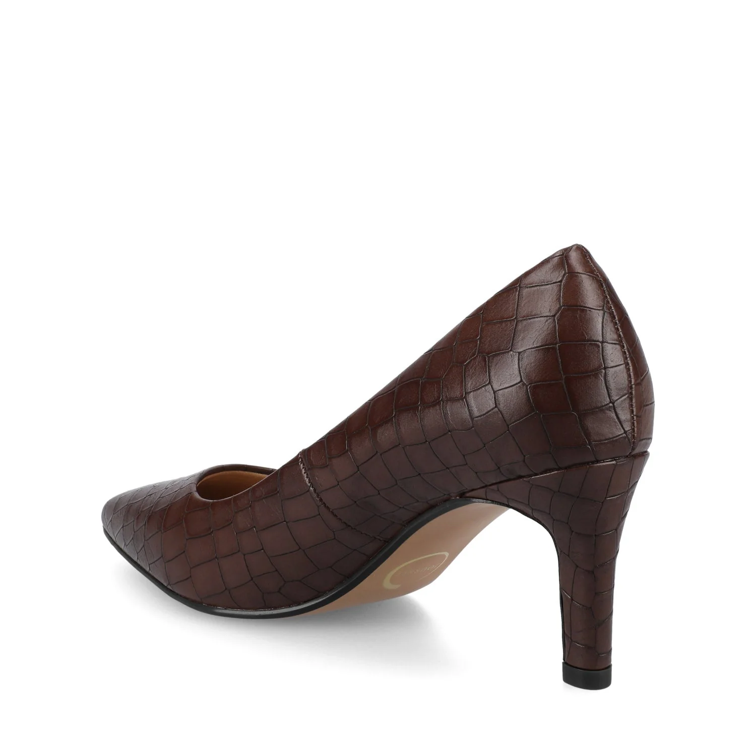 SCYLEE STILETTO PUMP HEELS - Brown - Image 3