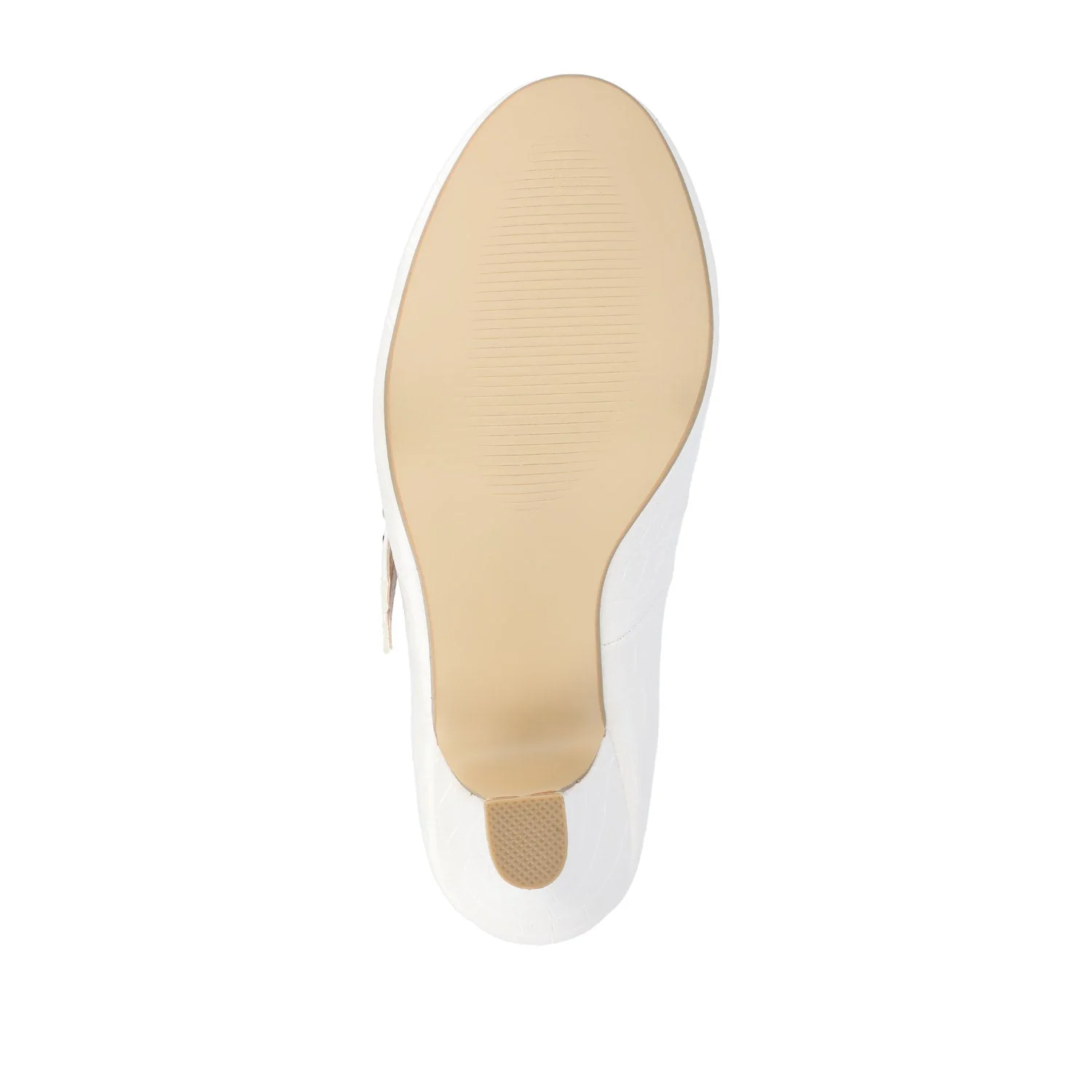 WINDY STATEMENT MARY JANE PUMP HEELS IN NARROW - Ivory - Image 8