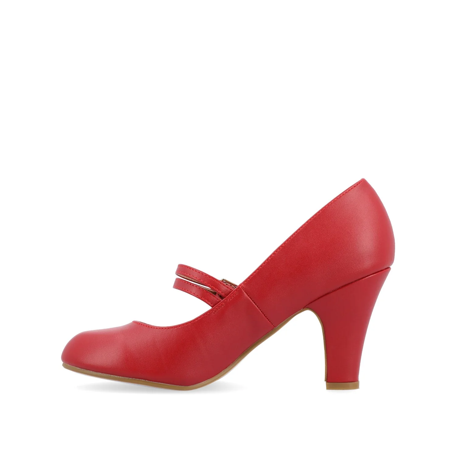 WINDY STATEMENT MARY JANE PUMP HEELS IN NARROW - Red - Image 3