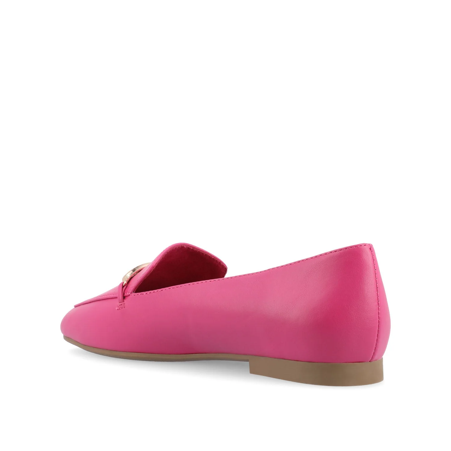 WRENN LOAFER FLATS IN VEGAN LEATHER - Fuchsia PU - Image 6