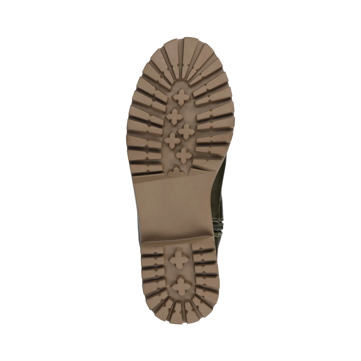 ZEMMIE QUILTED BOOTS IN WIDE CALF - Olive - Image 5